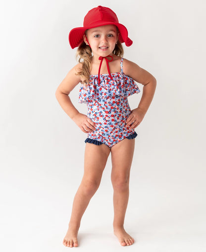 Classic Red Swim Hat