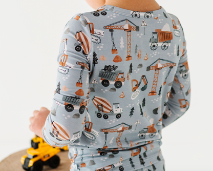 Woodland Construction Bamboo Pajama Set