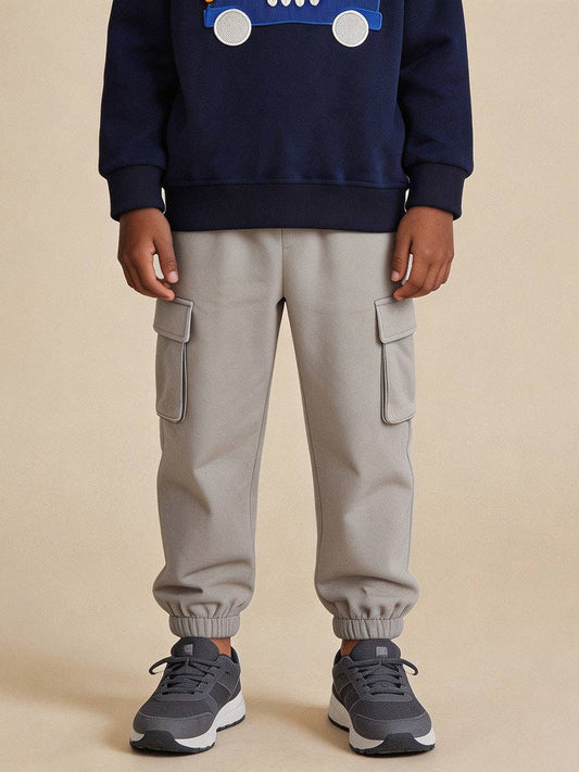 Grey Cargo Sweatpant