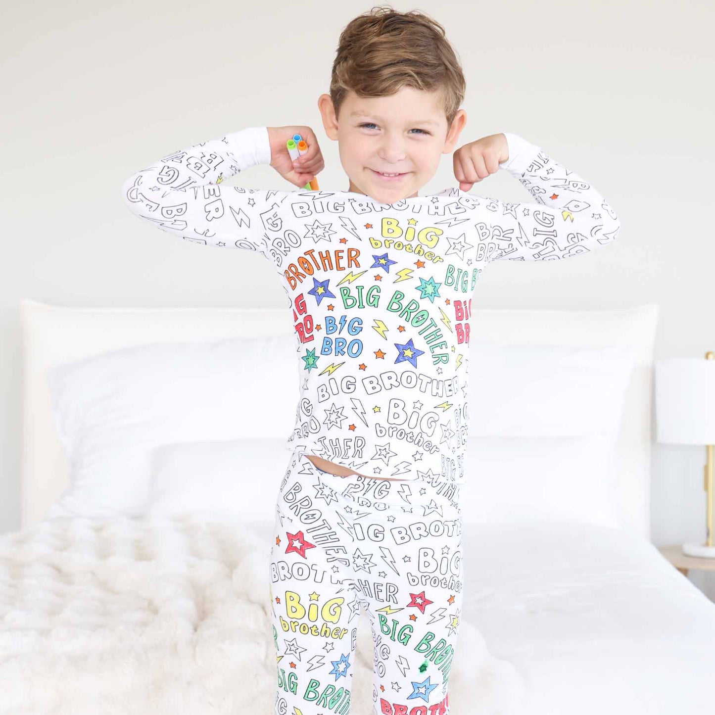 Colorable Big Bro Pajama Set