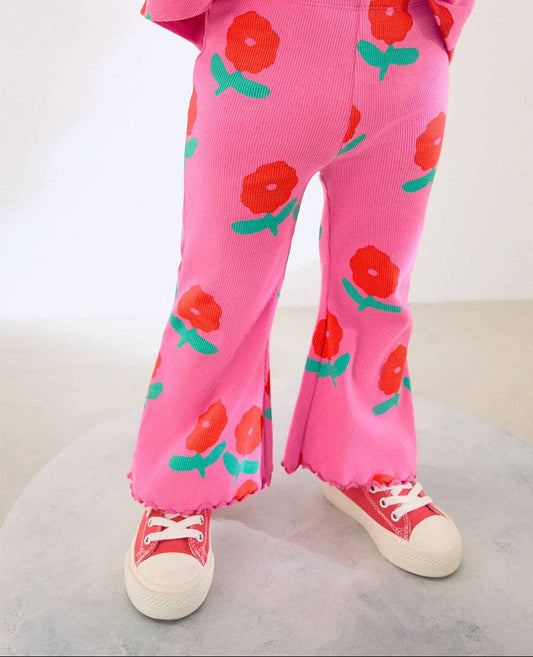 Pink Poppy Flared Legging