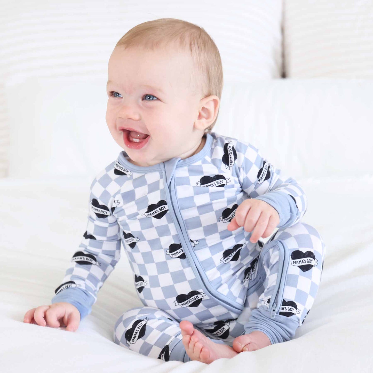 Mama's Boy Convertible Zip Romper