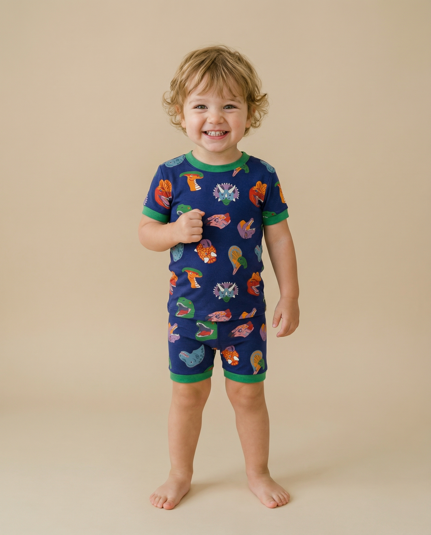 Dino Party S/S Pajama Set