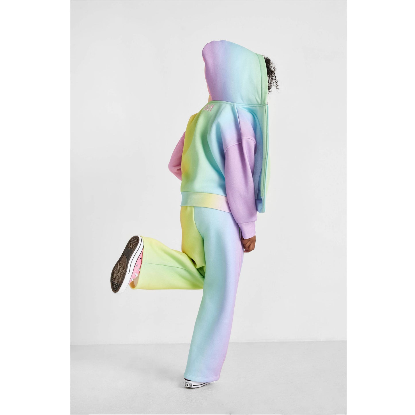 Rainbow Wide-Leg Joggers