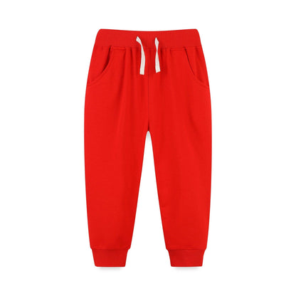 Red Cotton Sweatpant