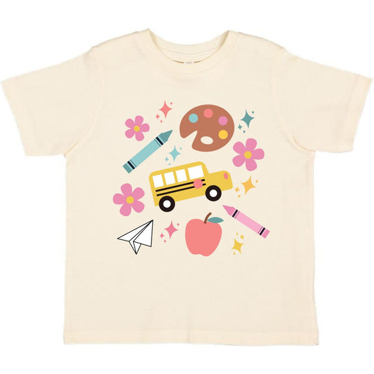 Back To School Doodle Short Sleeve T-Shirt