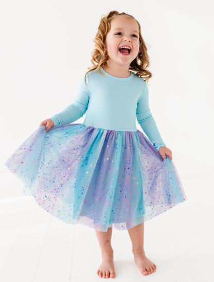 Blue Magic Bamboo + Tulle Tutu Dress