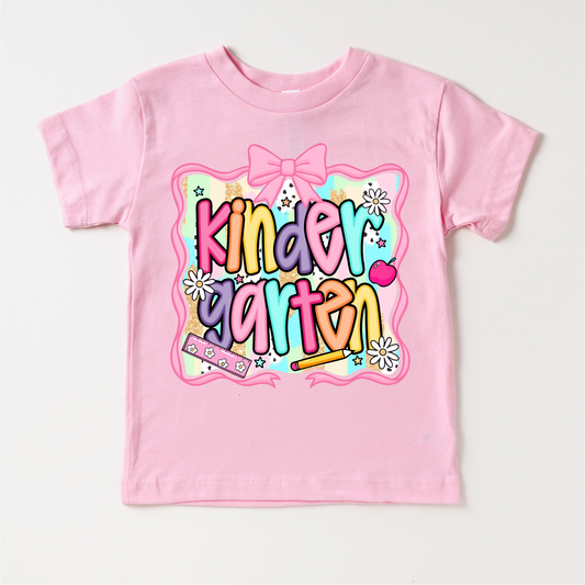 Pink Kindergarten Tee
