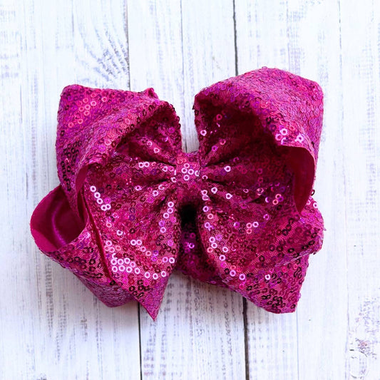 Azalea Sequin Hair Bow