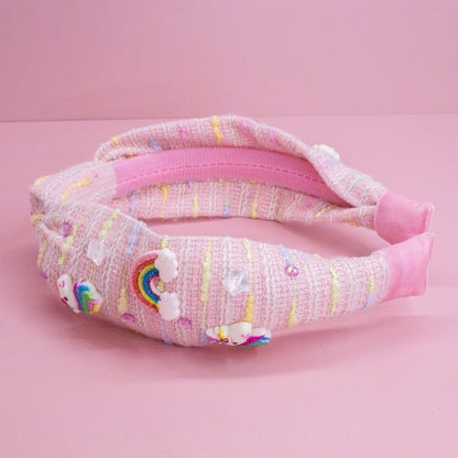 Unicorn Rainbow Knotted Headband