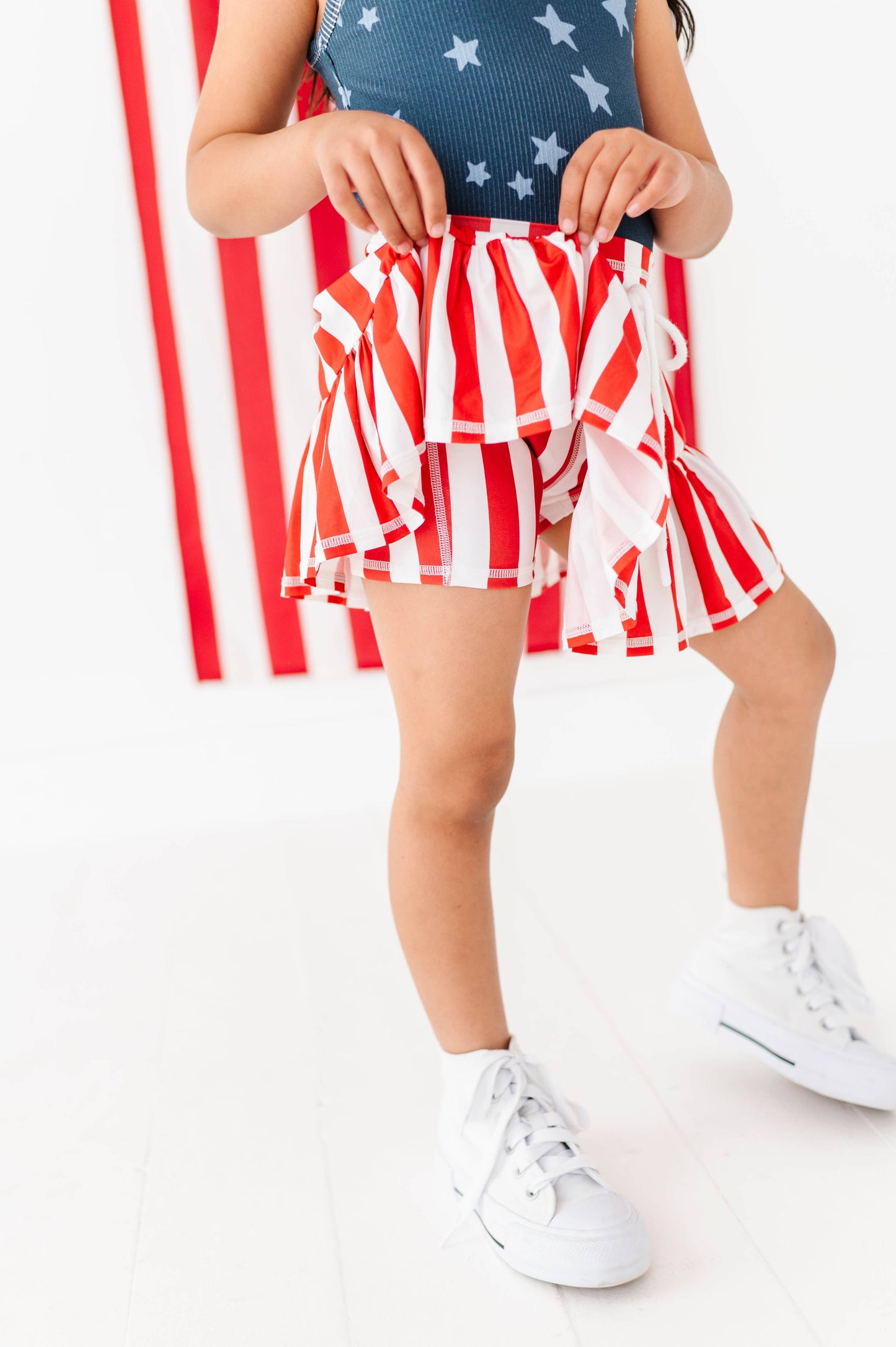 Red Stripe Skort