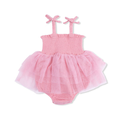 Poignant Pink Muslin Tutu Bubble