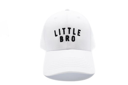White Little Bro Snapback Hat