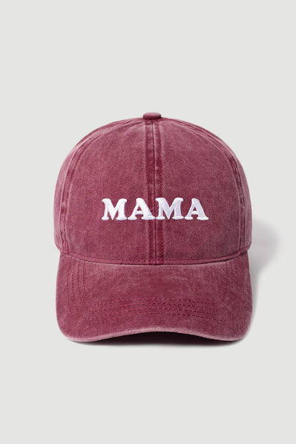 MAMA Lavender Washed Baseball Hat