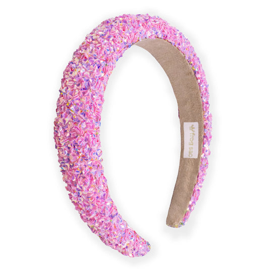 Chunky Sequin Pink Headband