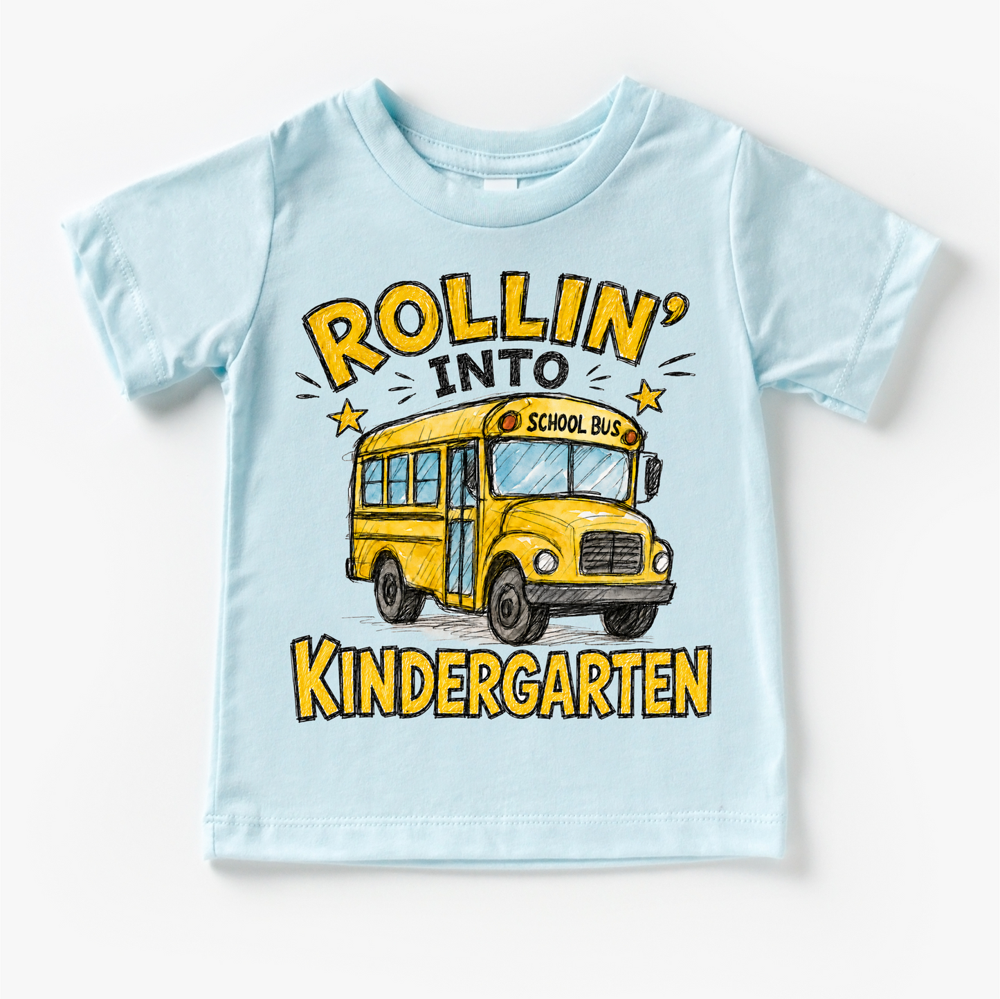 Rollin’ Into Kindergarten Tee
