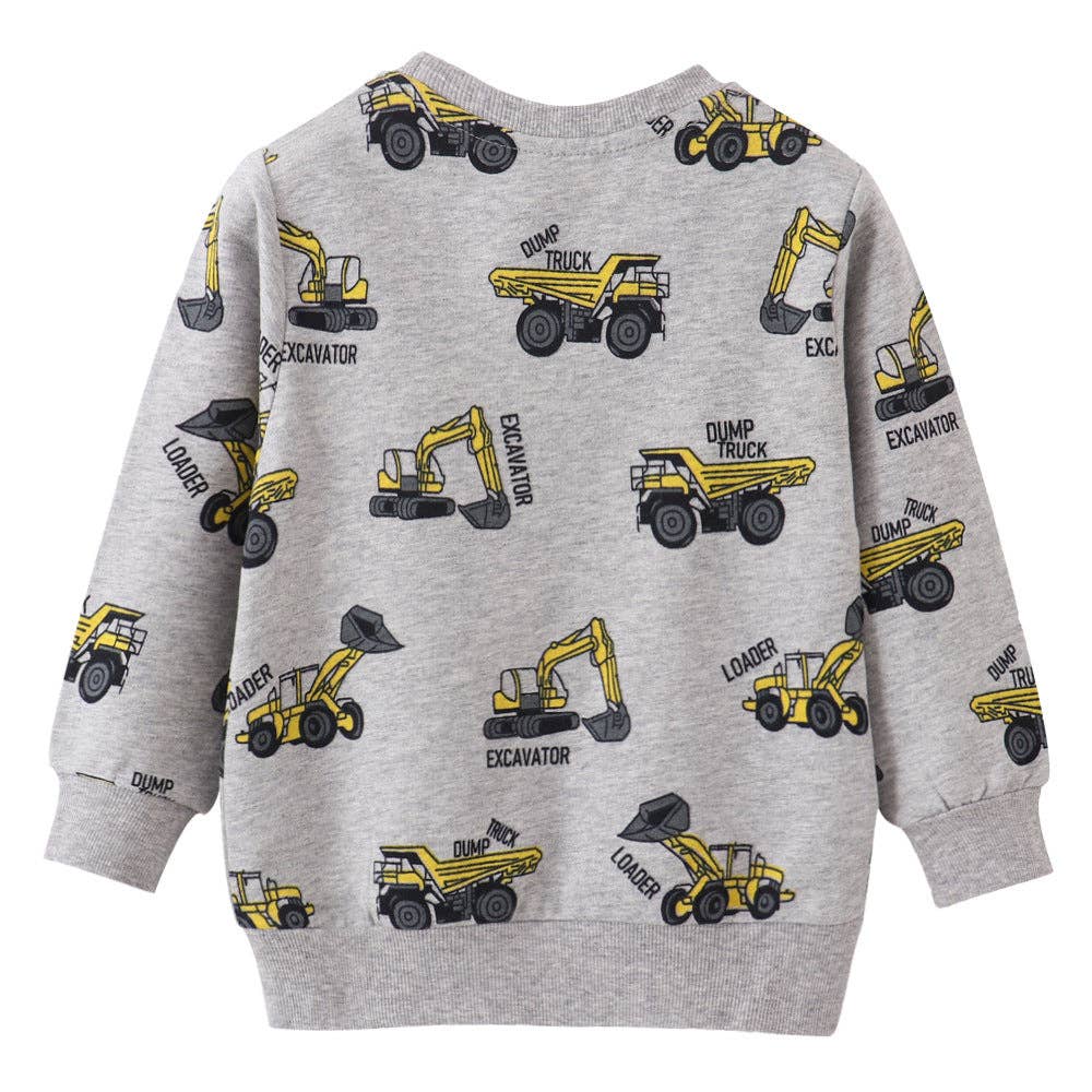 Grey Construction Sweatshirt