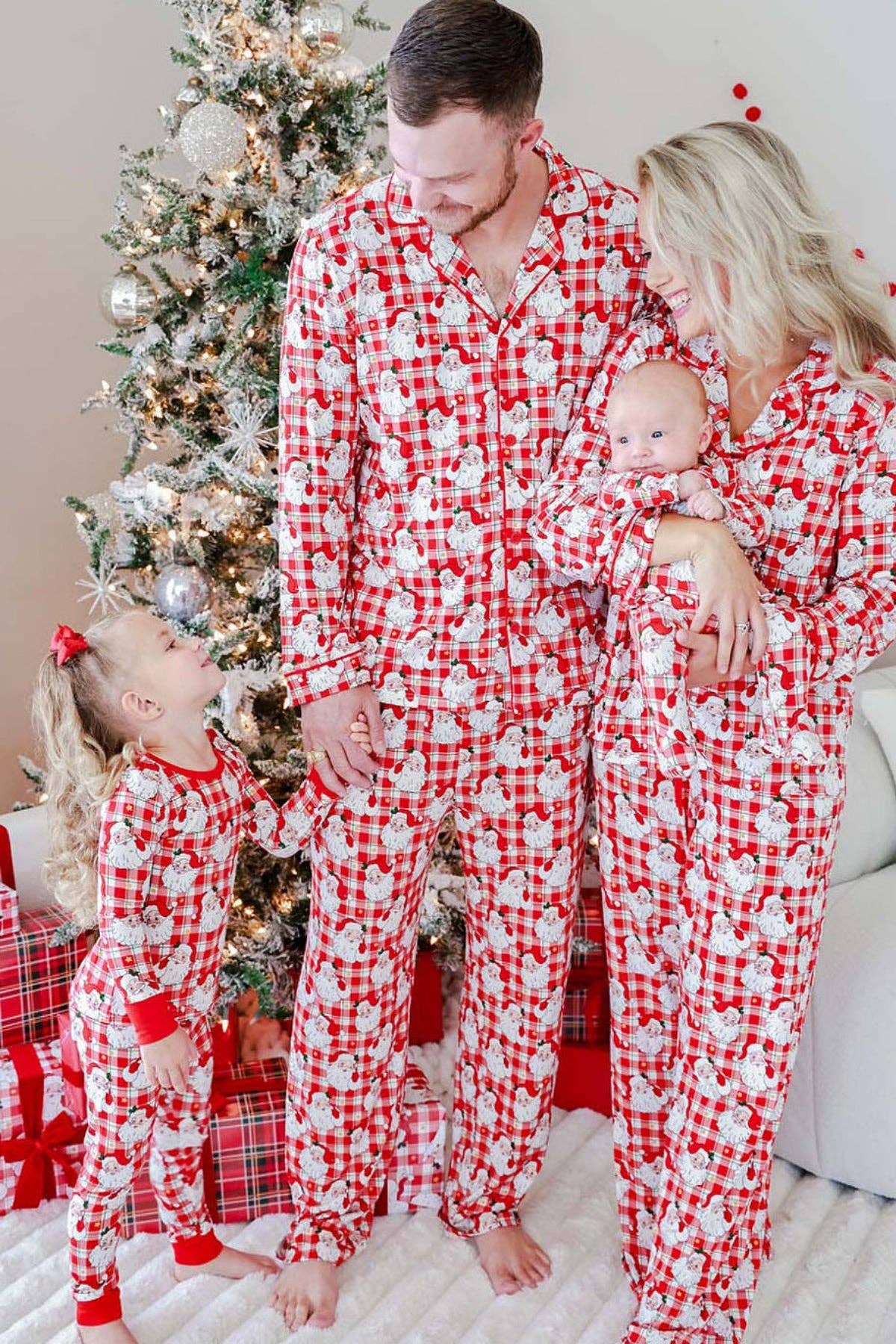 Adult Cozy Claus Bamboo Pajama Set