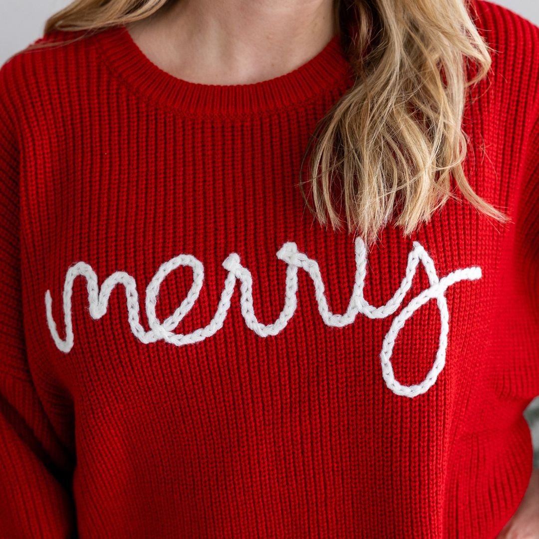 Adult Merry Yarn Knit Sweater