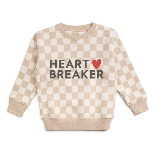Heartbreaker Checkered Sweatshirt