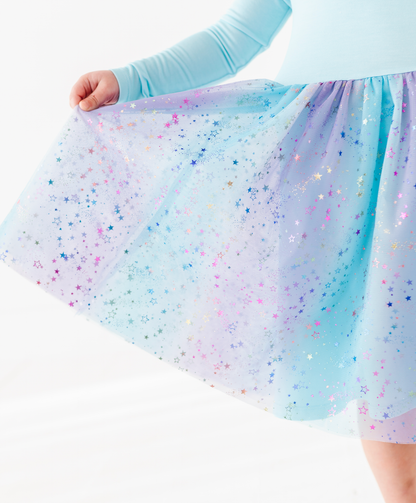 Blue Magic Bamboo + Tulle Tutu Dress