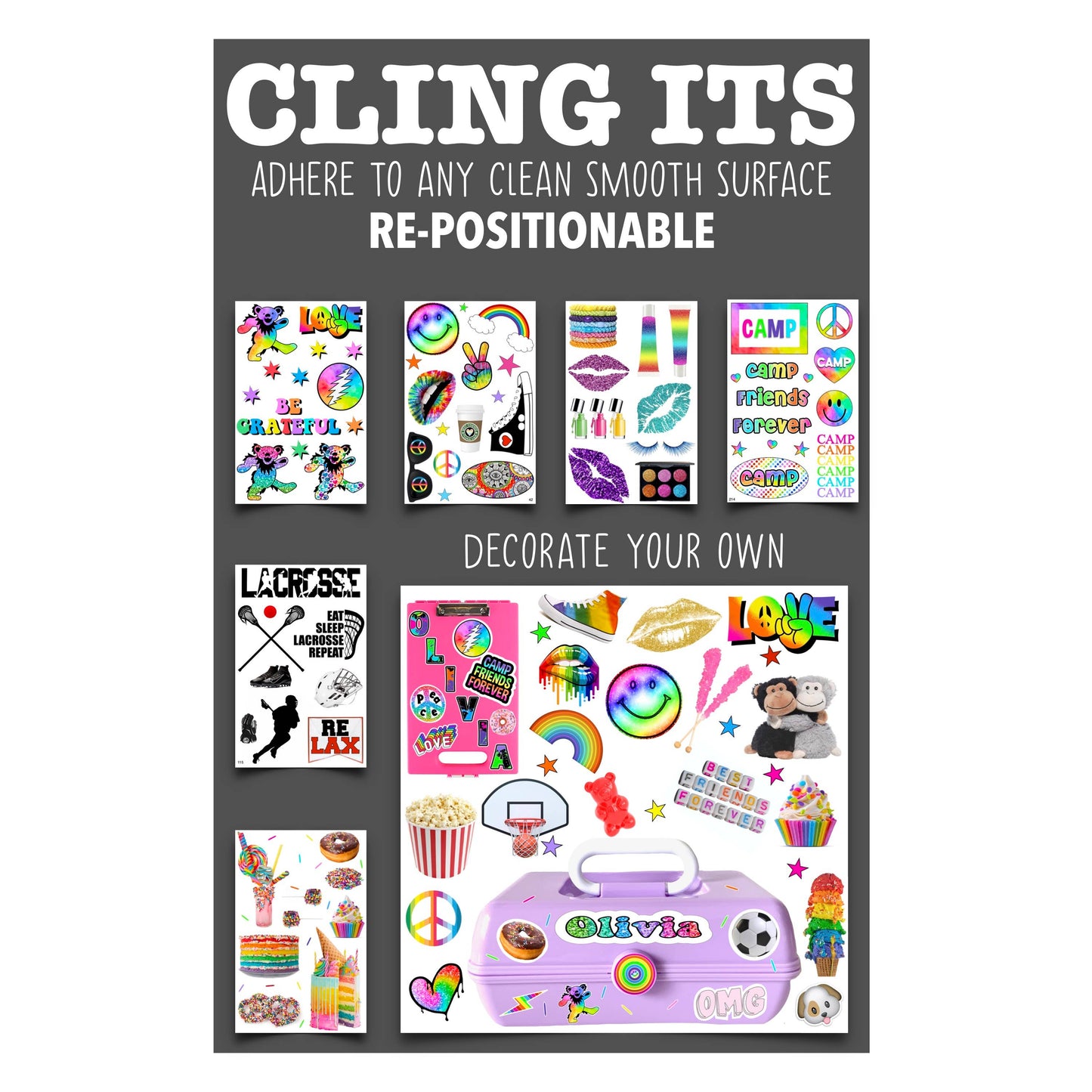 Cling It - Pretty in Pink Sticker