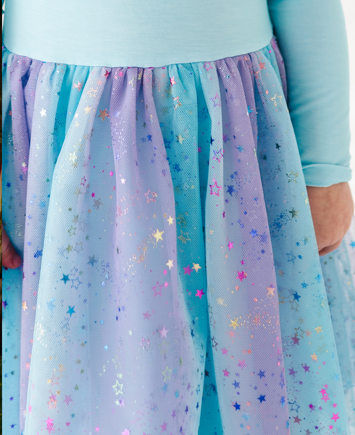 Blue Magic Bamboo + Tulle Tutu Dress