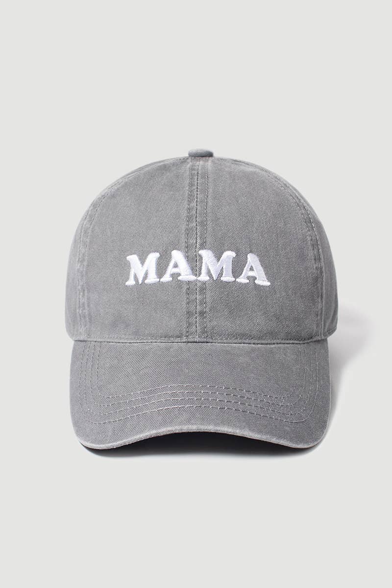 MAMA Lavender Washed Baseball Hat