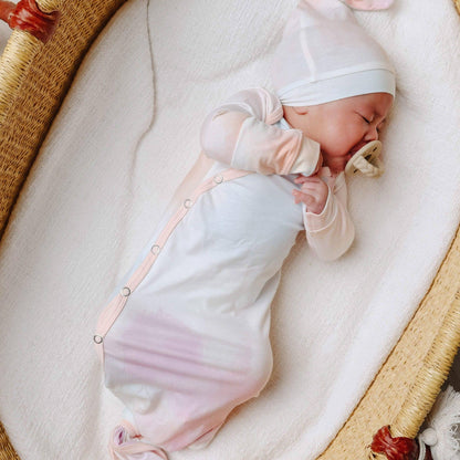 Nova Newborn Knotted Gown