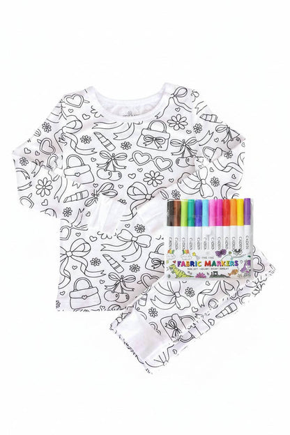 Material Girl Colorable Bamboo Pajama Set