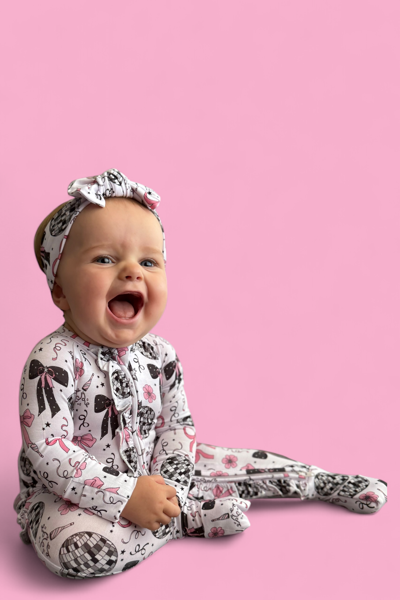 Midnight Disco Darling Dream Ruffle Romper