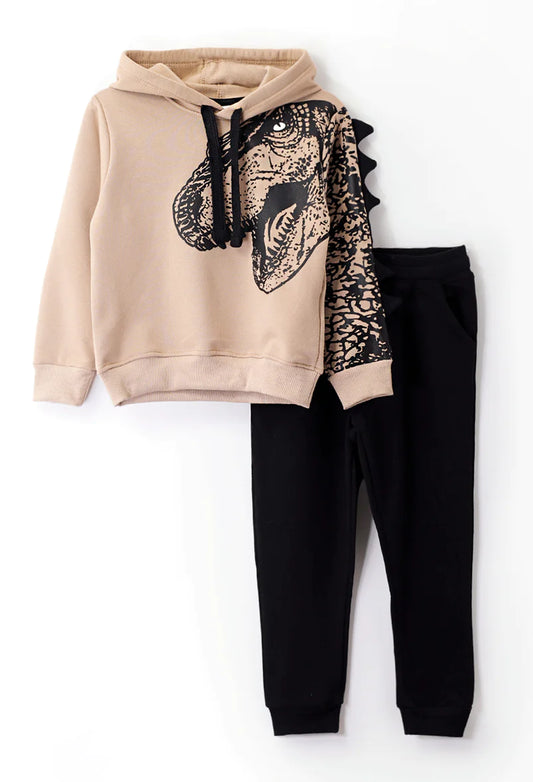 Dino Hooded Sweat Set