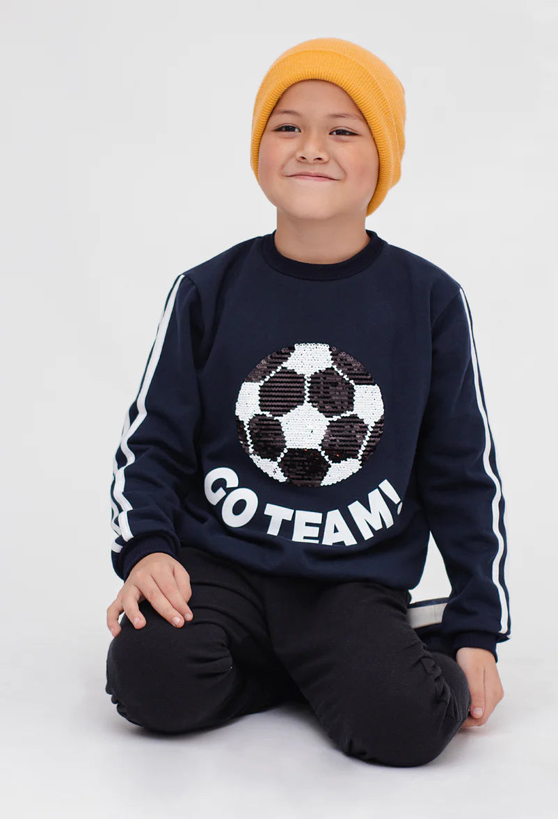 Sequin Soccer Sweatshirt