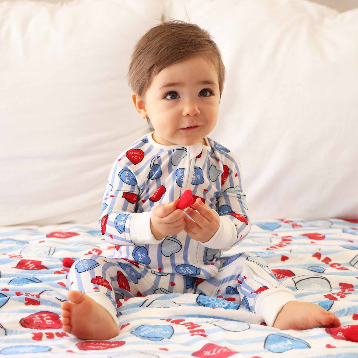Sweet Like Candy Convertible Zip Romper in Blue