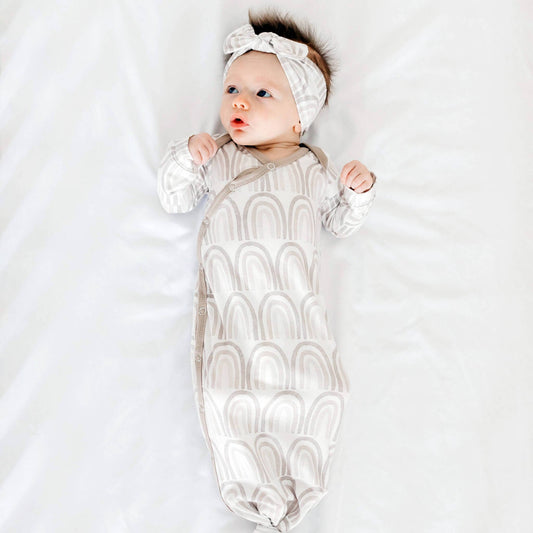 Bliss Newborn Knotted Gown