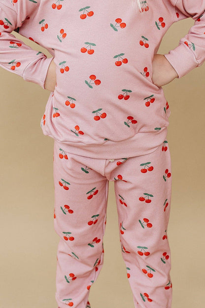 Blush Cherry Baby Jogger Set