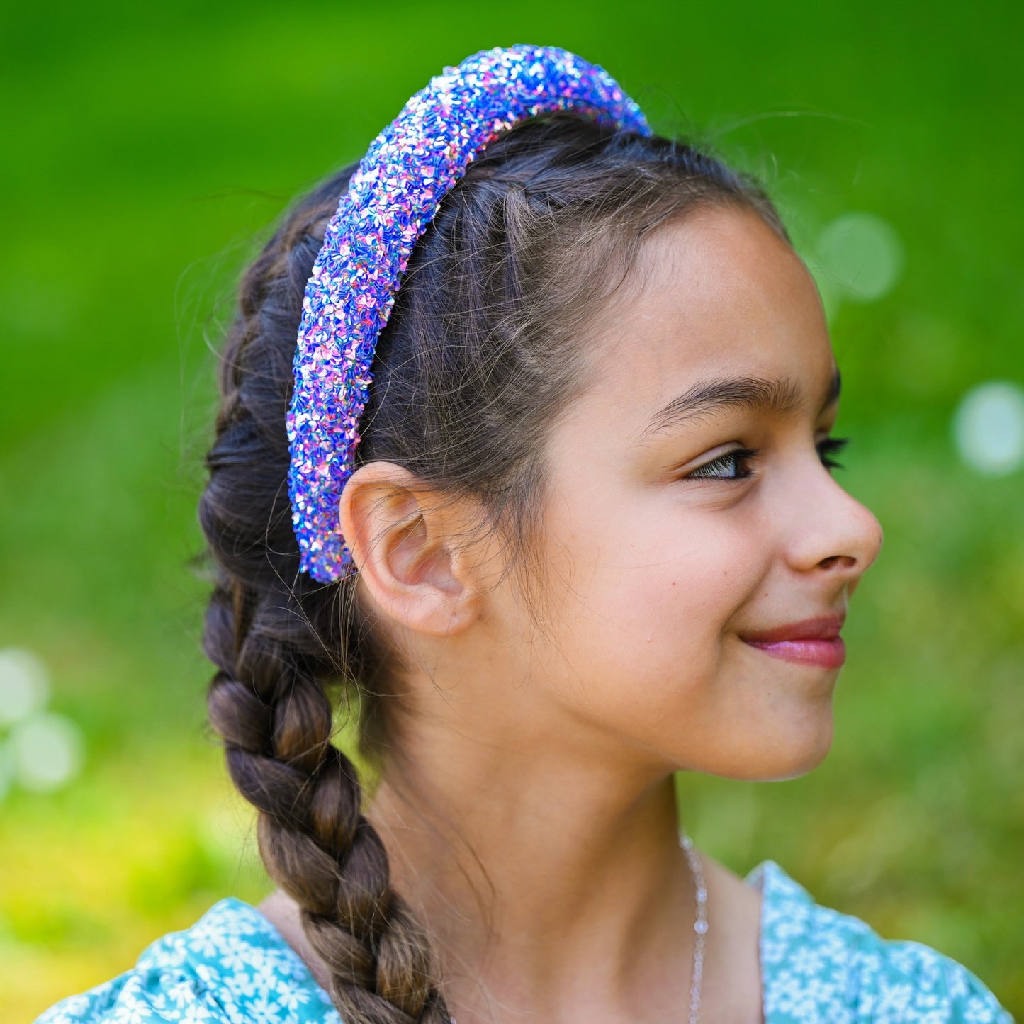 Chunky Sequin Purple Headband