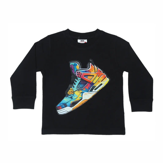 Black Sneakers L/S Shirt