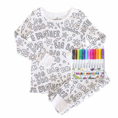 Colorable Big Bro Pajama Set
