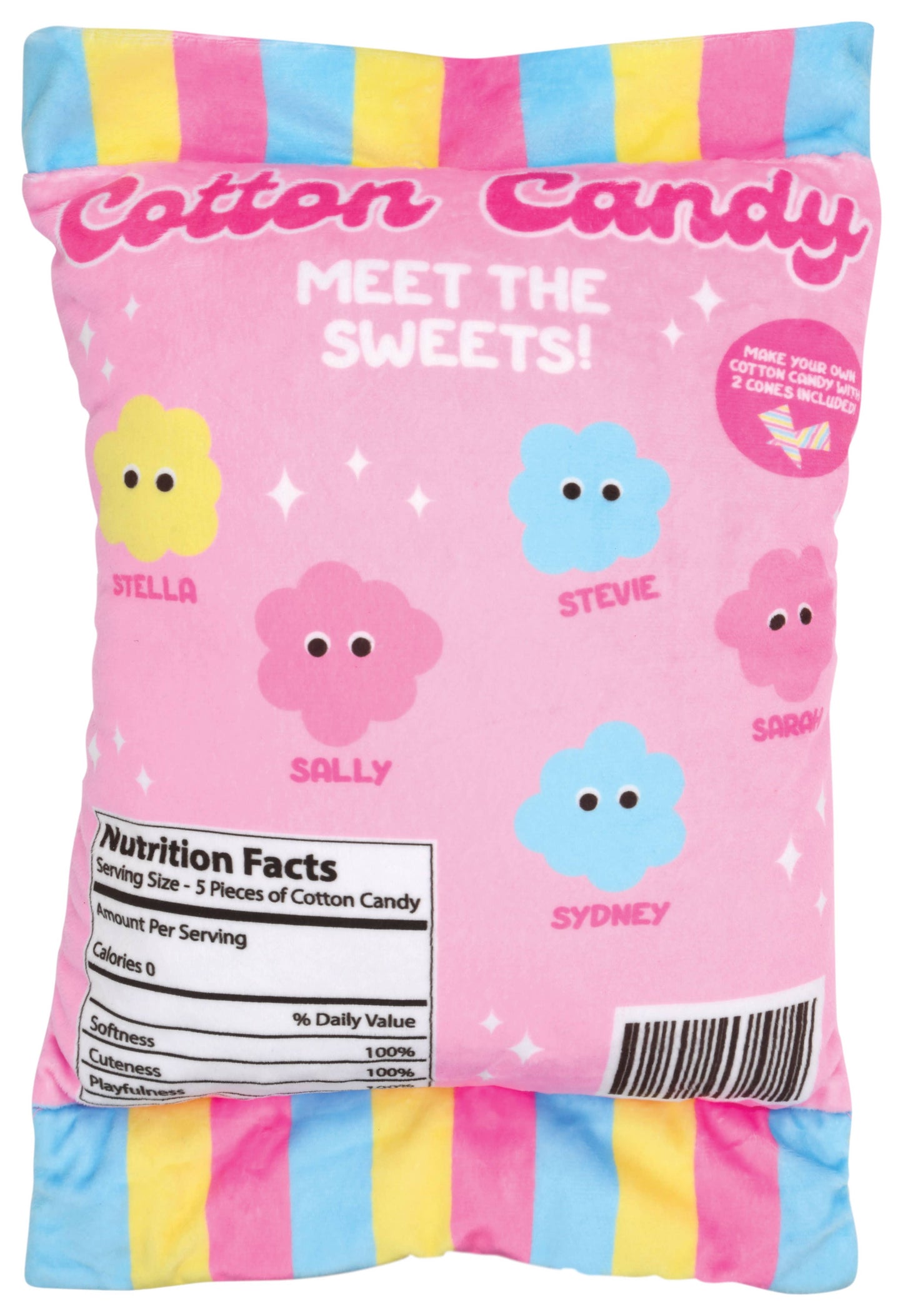 Cotton Candy Sweets Packaging Plush