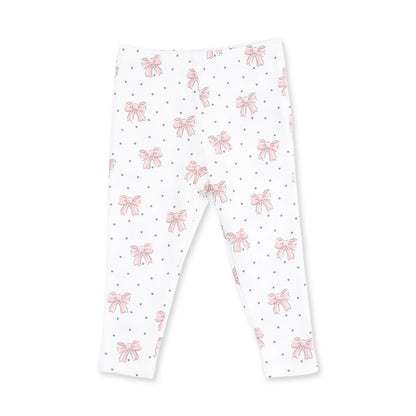 Veiled Bows Ruffle Sweatshirt + Legging Set