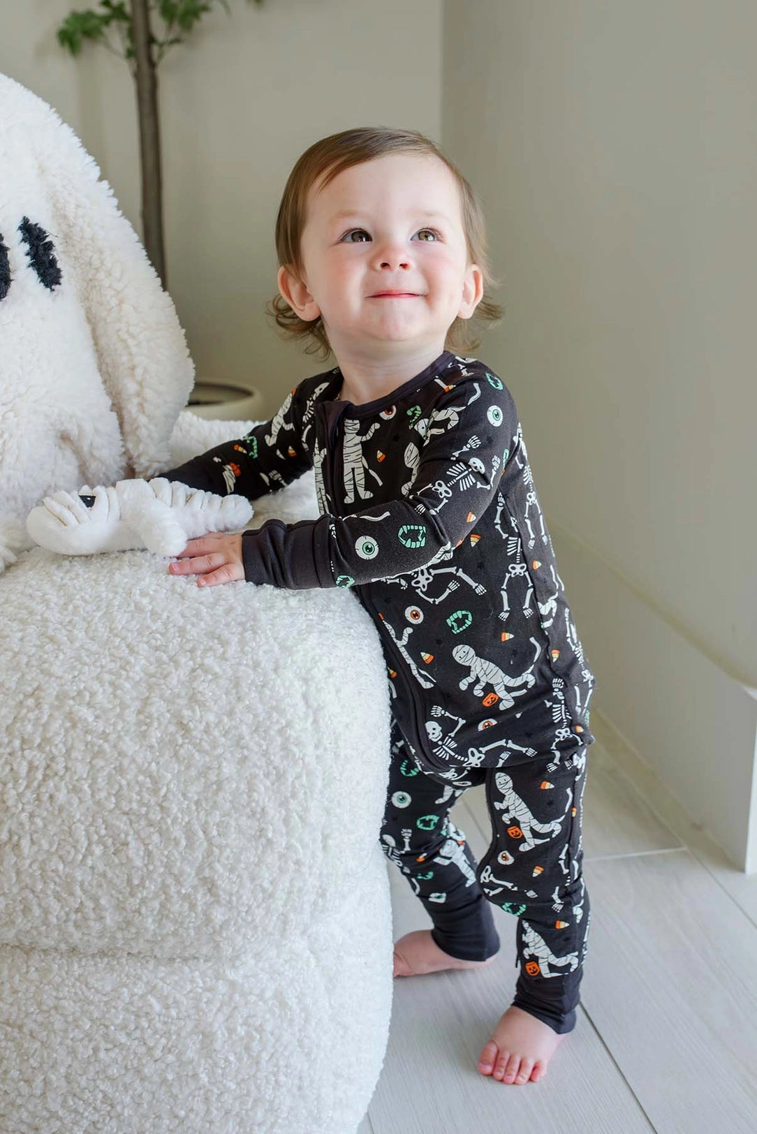Eye Want Candy Glow Convertible Bamboo Zip Romper
