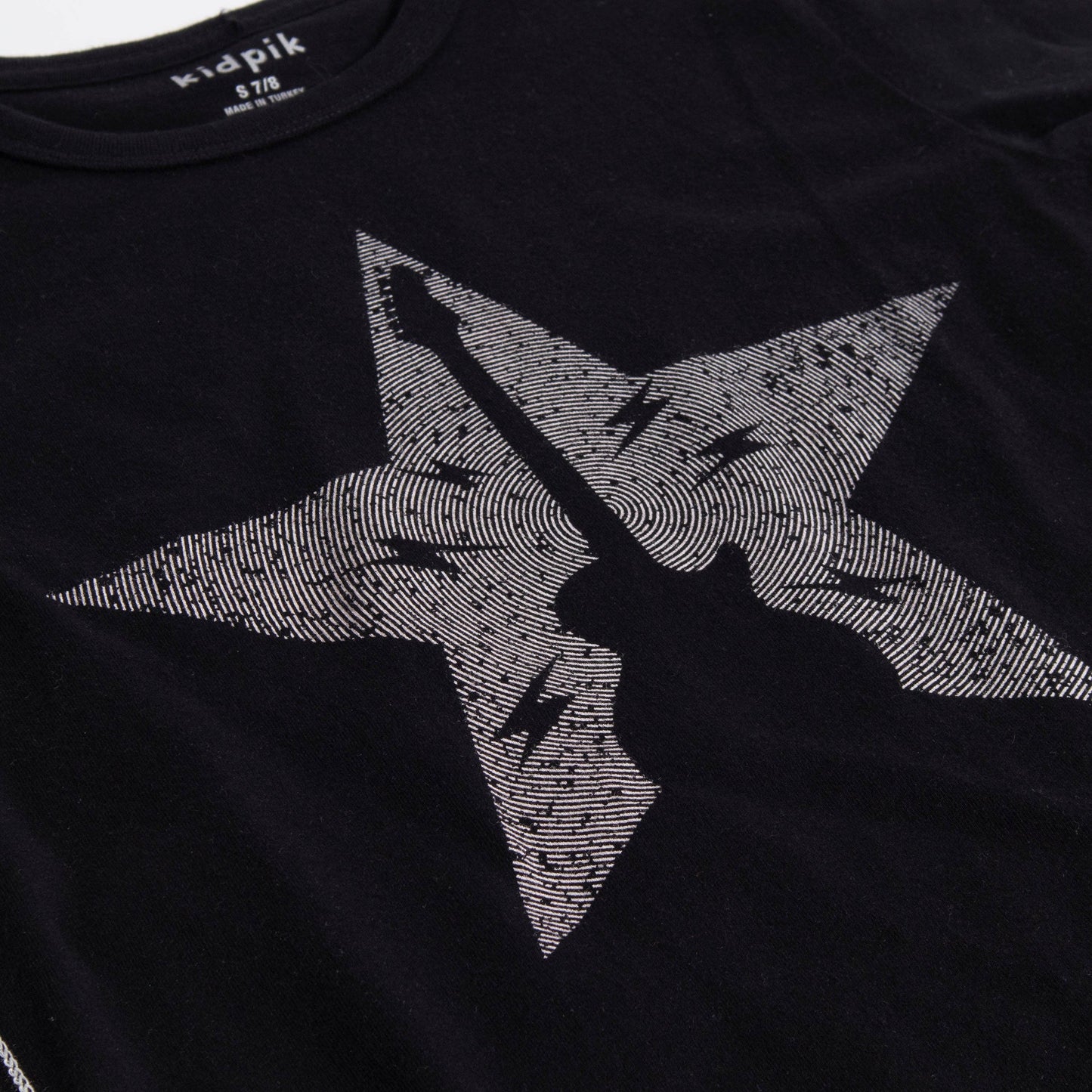 Vinyl Guitar Contrast Stitch Tee