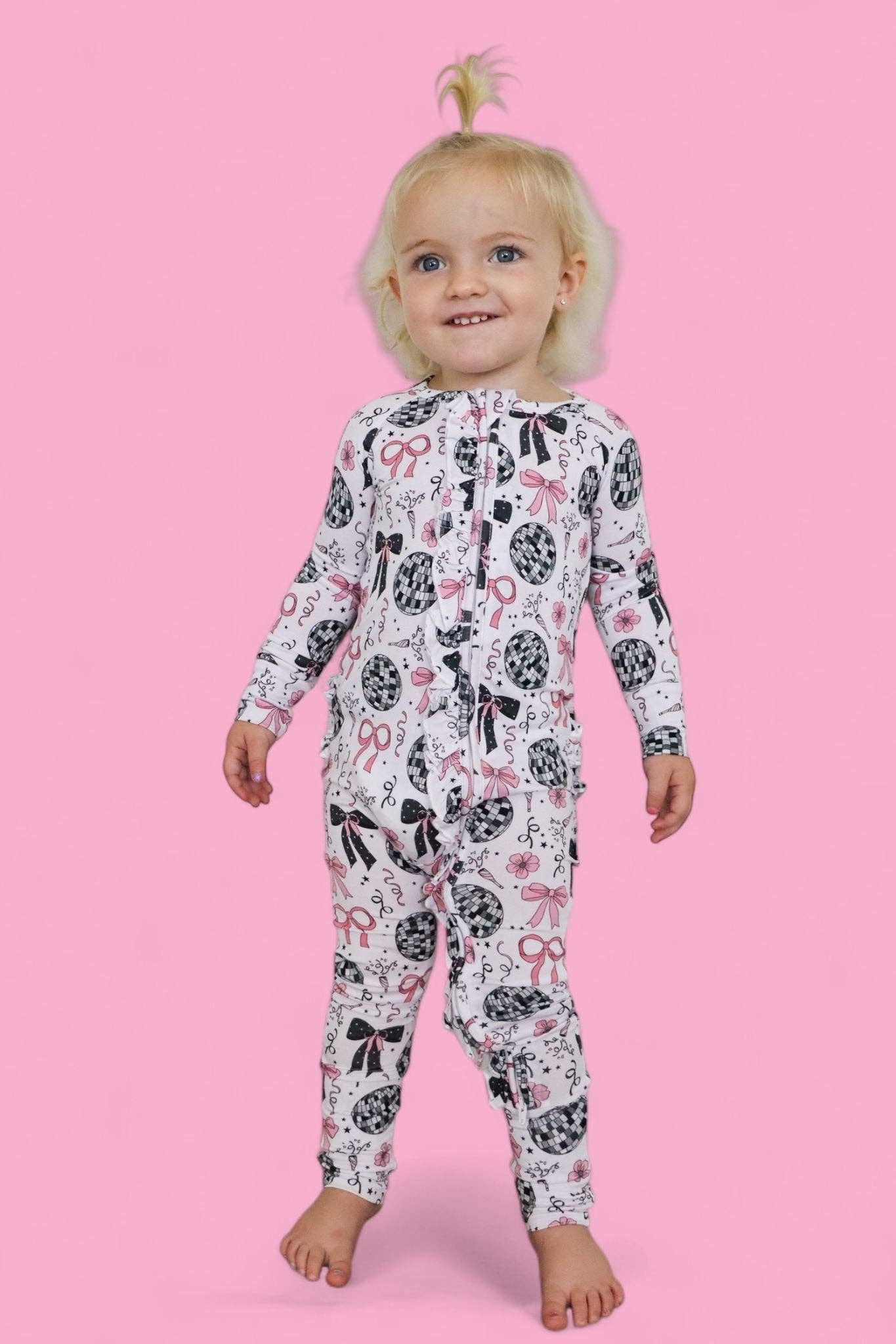 Midnight Disco Darling Dream Ruffle Romper