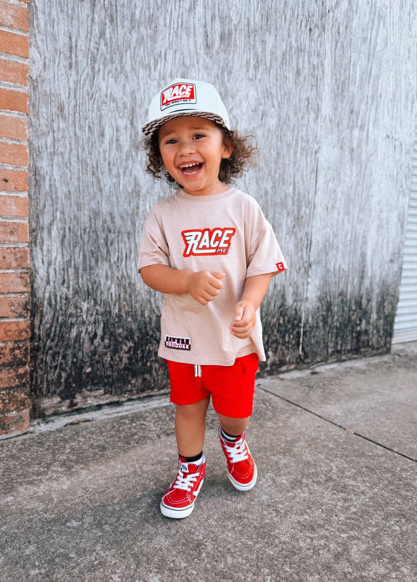 Everyday Red Cargo Shorts (Infant)
