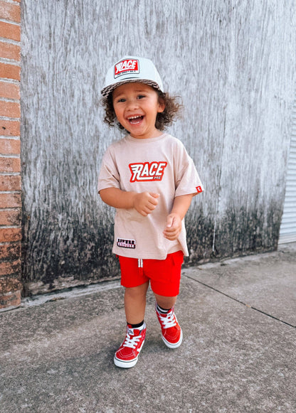 Everyday Red Cargo Shorts (Infant)