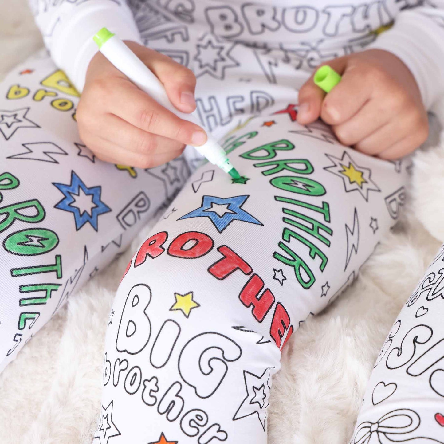 Colorable Big Bro Pajama Set