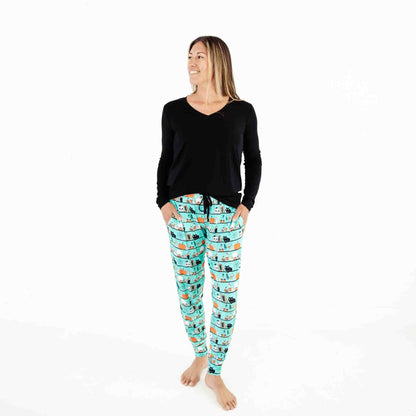 A Drop Of Magic Women's Pajama Set in Teal