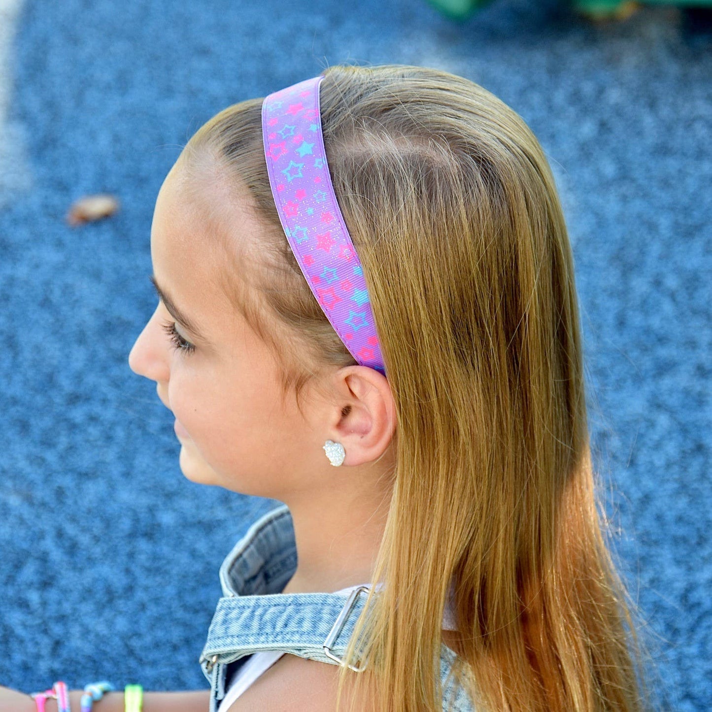 Adjustable No Slip Metallic Stars Headband
