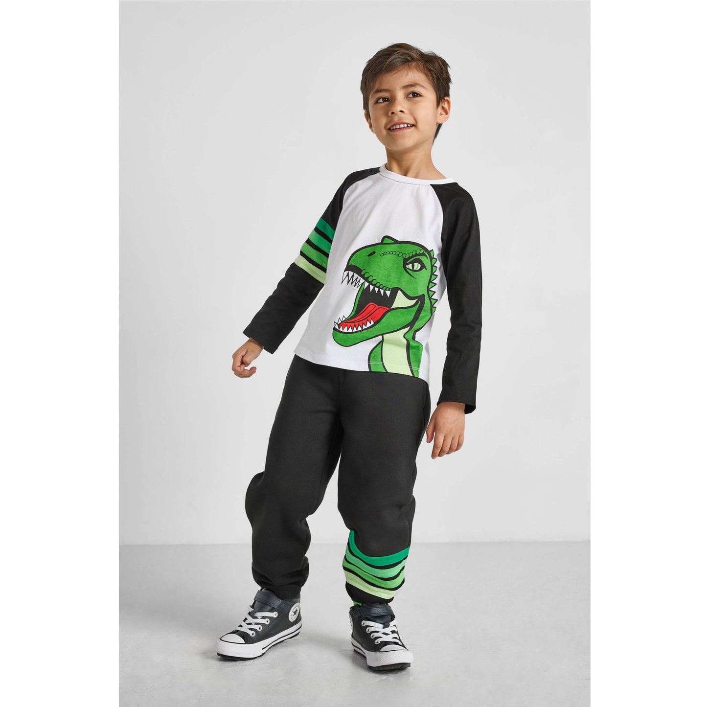 Dinosaur Baseball Tee